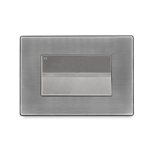 [I512] INTERRUPTOR SENCILLO LARGO SERIE INOX IGOTO