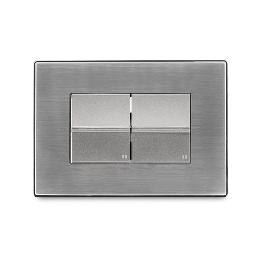 [I514] INTERRUPTOR DOBLE LARGO SERIE INOX IGOTO