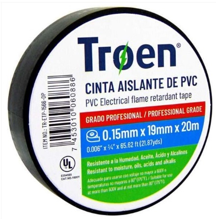 [TR-ETP-1566-DP] TEIPE TROEN CINTA AISLANTE 20MTRS