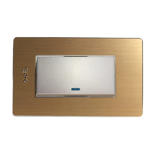 [X512] INTERRUPTOR SENCILLO BEIGE SERIE X IGOTO