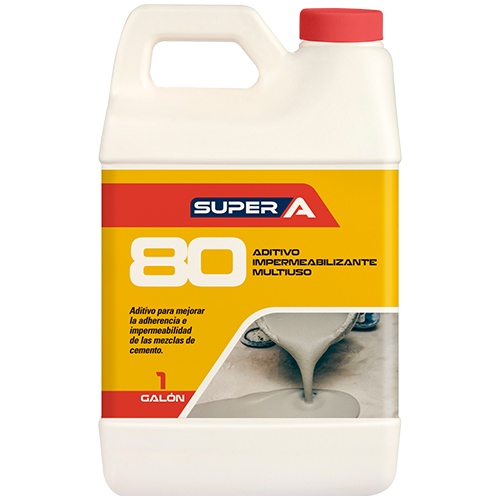 [00500100201999] ADITIVO IMPERMEABILIZANTE MULTIUSO SUPER A 80 GAL 3.78LT