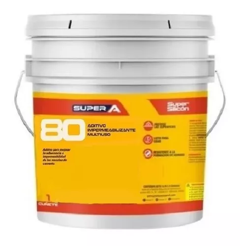 [00500100203999] ADITIVO IMPERMEABILIZANTE MULTIUSO SUPER A 80 CUÑETE (15.14LT)
