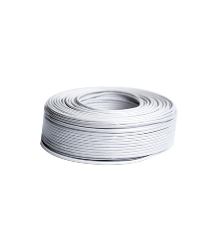 [CB03B-50M] CABLE THHN 12AWG BLANCO 50MT LUMISTAR 