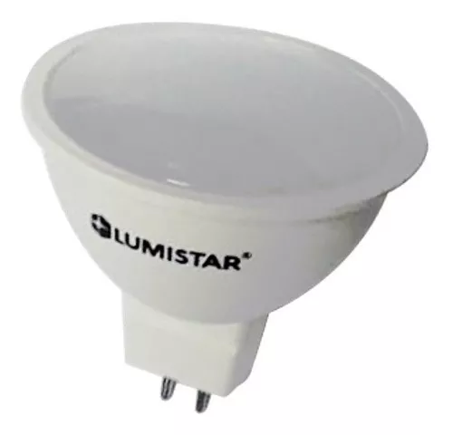 [LED09] Bombillo LED Dicroico 7W MR16-BIPIN 3000k 540 Lum Lumistar