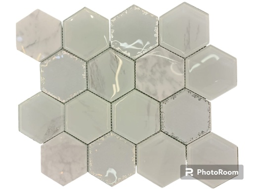 [9001047] Mosaico vitreo polar winter  (260*300mm) Pieza