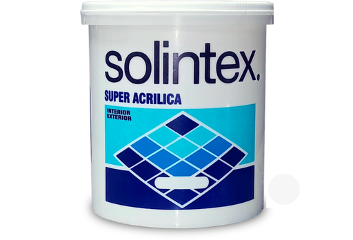 [0381-01] SUPER ACRILICA 300 GRIS PLATINO GAL SOLINTEX
