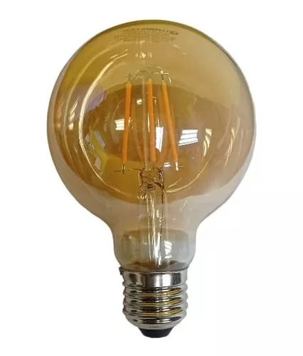 [LED84] BOMBILLO LED VINTAGE FILAMENTO E27 4W LIZ CALIDA 2700K LUMISTAR